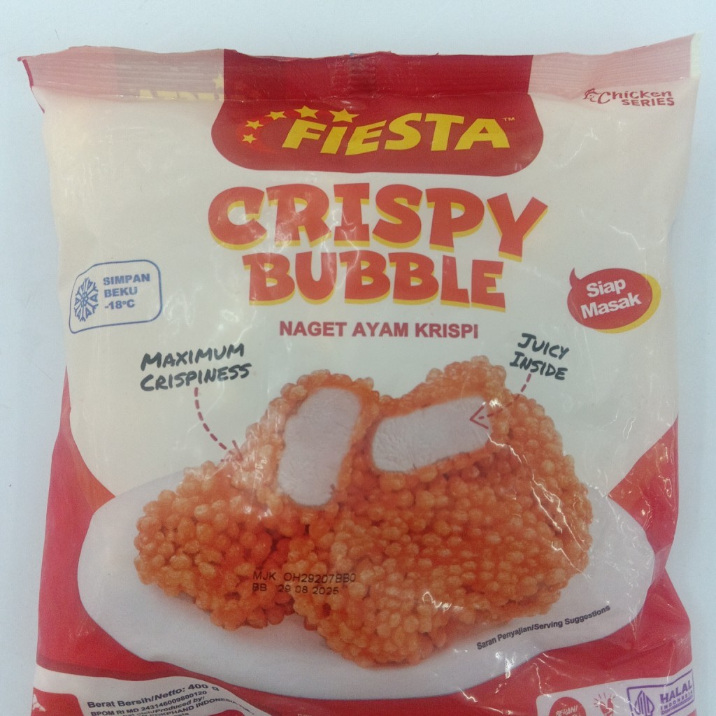 

Fiesta Crispy Bubble Nugget Ayam 400gr