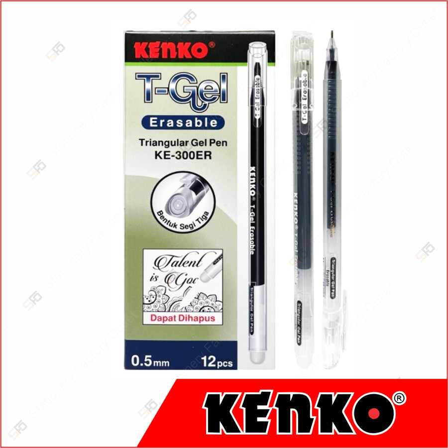 

Pen T-Gel Erasable Kenko KE-303ER - 0.5mm - Codeline Stationery