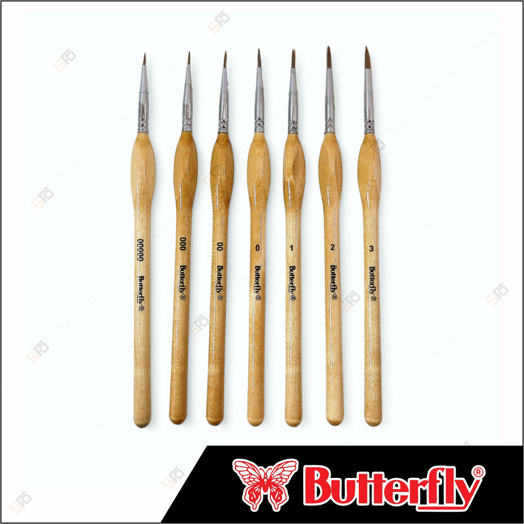 

Kuas Lukis Art Butterfly Satuan - Artist Paint Brush - SFO Semarang Official