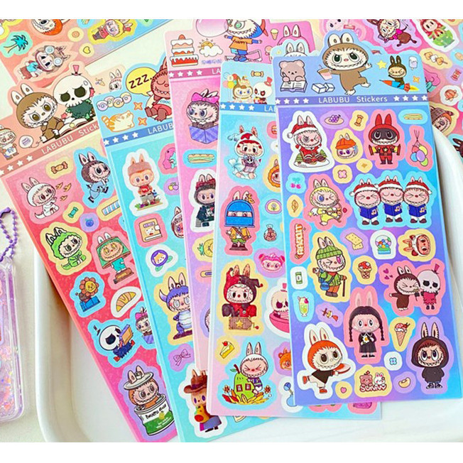 

Stiker blink kartun jepang kulomi red bear