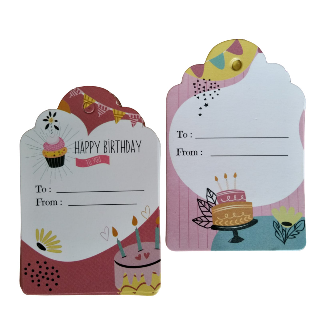 

pekanbaru / Hang Tag Happy Brithday / Tag Ulang Tahun Per Pack