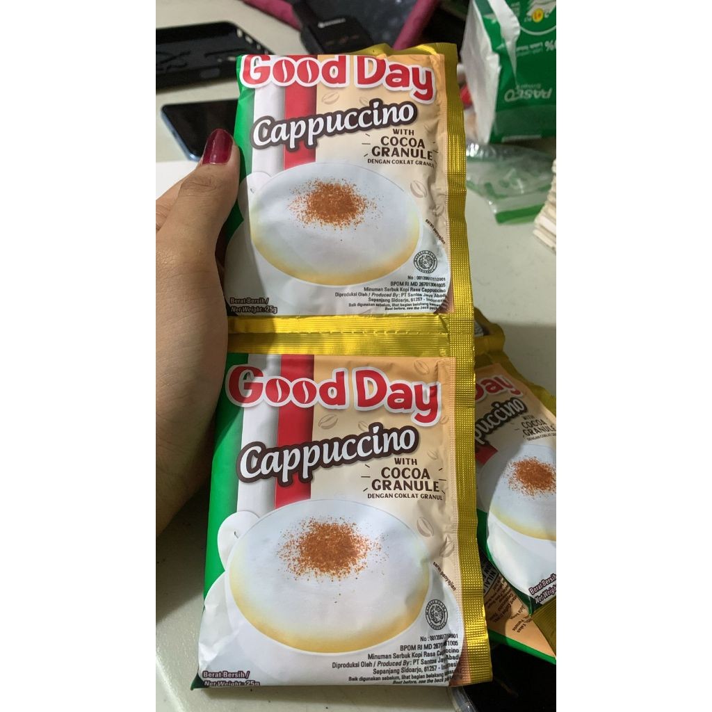 

RB OKHI - IND - GOOD DAY CAPUCINO 25gr CAPPUCINO RENCENG ( ISI 10 )