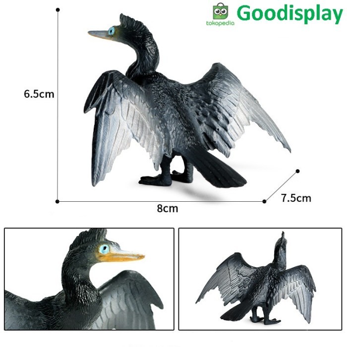 "V.NLN" - aneka mainan pajangan miniatur hewan figur animal bird burung - Anhinga