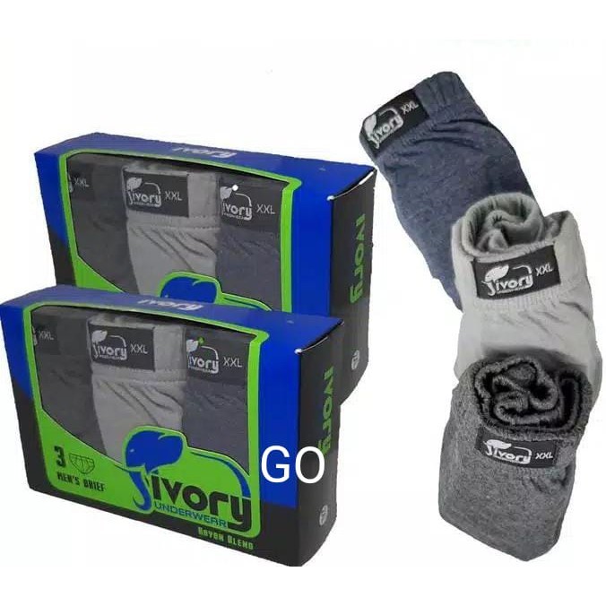 IVORY CELANA DALAM PRIA By RIDER Pakaian Dalam Cowok Underwear 100% Original