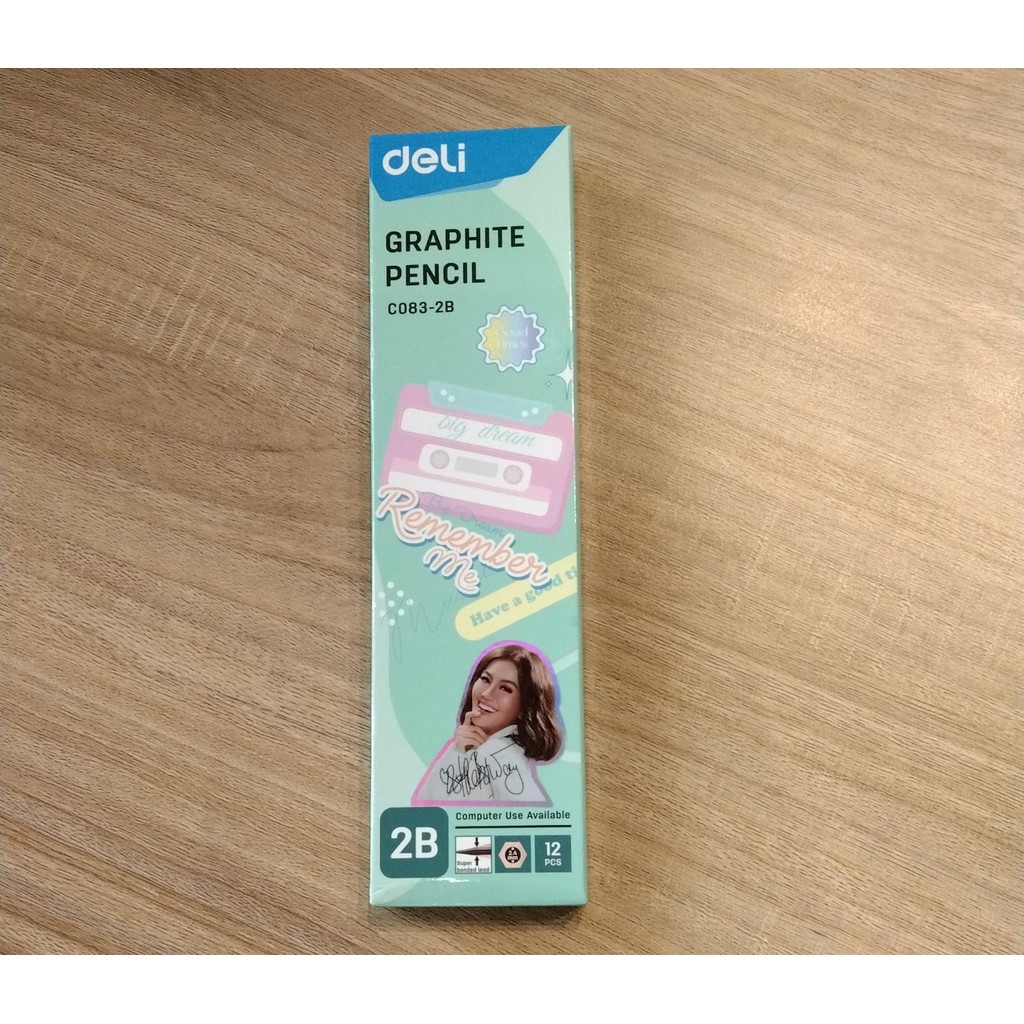 

DELI CC083-2B GRAPHITE PENCIL - Deli Pensil Sketsa / Graphite Pencil isi 12pcs