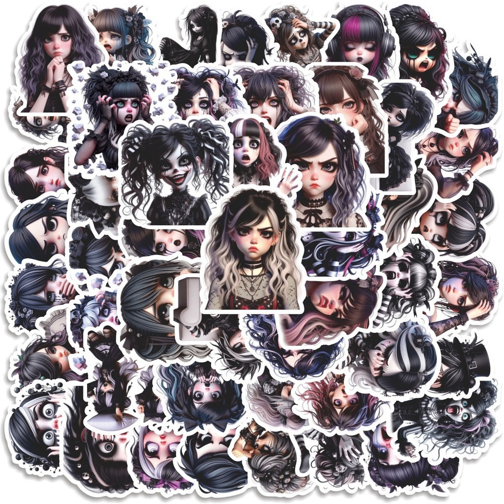 

COD 50 Pcs Stiker Gothic Style Horror Persona 4 Lucu Anti Air Untuk Dekorasi Notebook Sepeda Skateboard Handphone