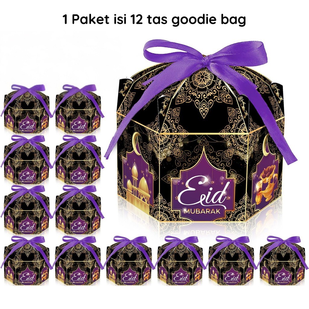

KOKOMI Set 12pcs Dome Dus Kue Kering Lebarang Box Lebaran Packaging Kotak Kado Toples Bulat Gift Dus