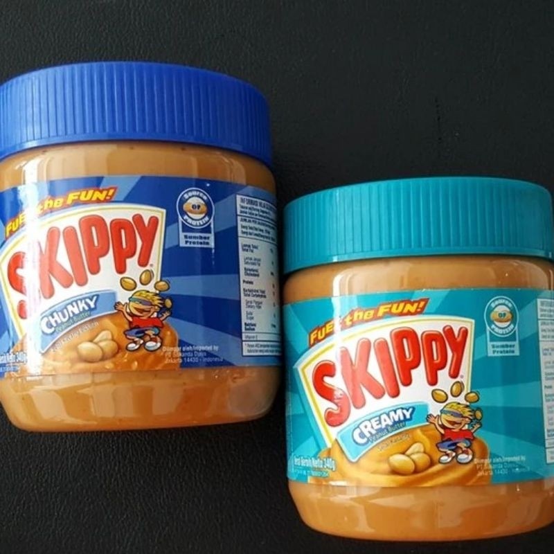 

Skippy creamy / chungky spread peanut butter 340 gram selai kacang - ABH