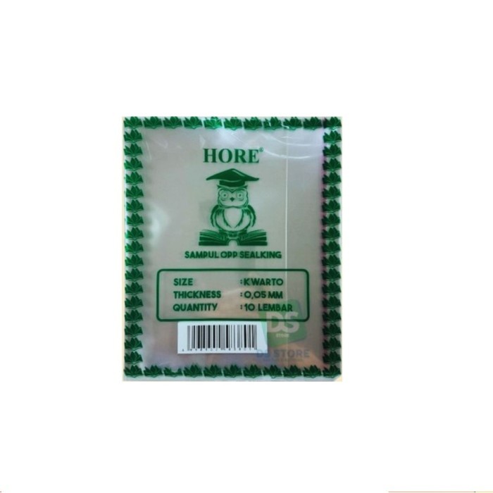 

SAMPUL BUKU PLASTIK HORE ISI 10 LEMBAR - BOXY
