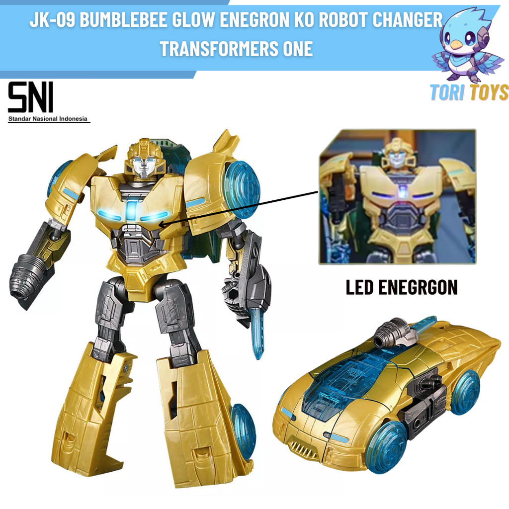 JK-09 Bumblebee GLOW ENEGRON KO OVERSIZE Robot Deformation Changer Transformers One