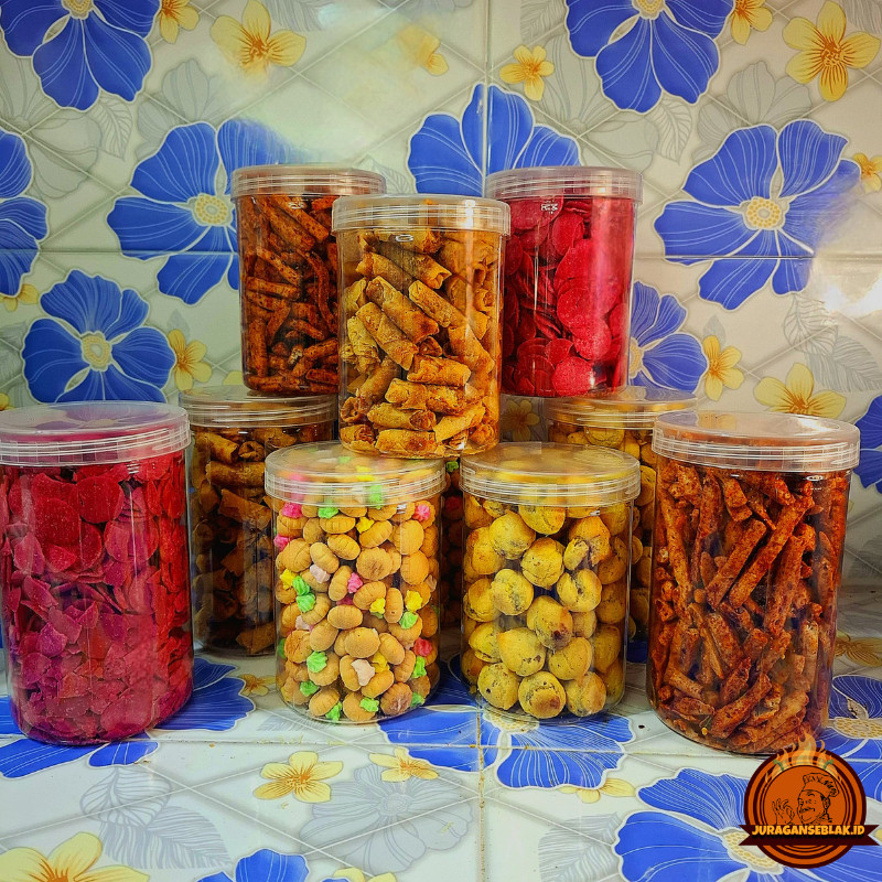 

(Paket Hampers Ramadhan) 5Pcs Paket Hemat Ramadhan Kemasan Toples Basreng Pedas/Sosreng Pedas/Kue Soes/SumpiaUdang/Kuekancing(kuejadul)