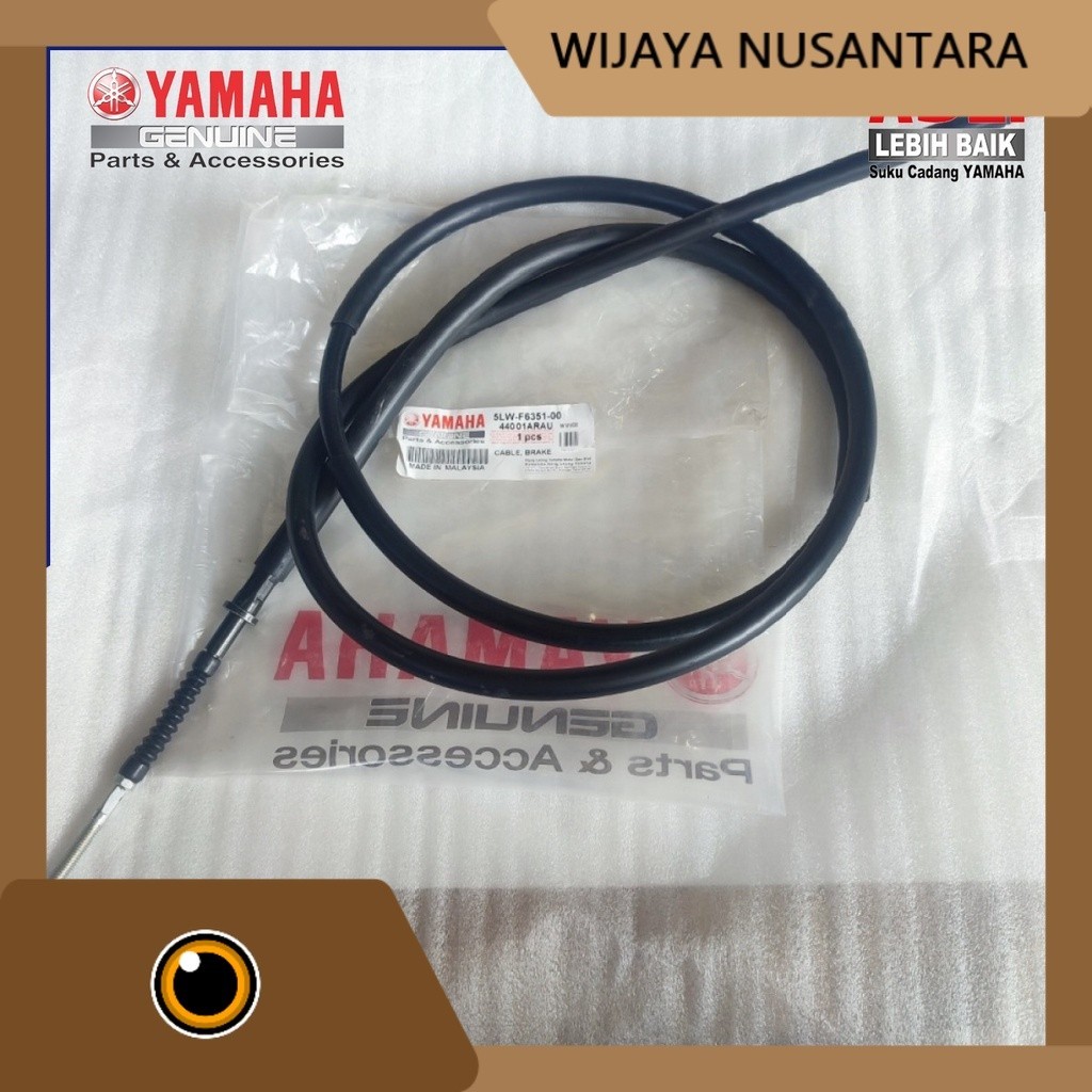Kabel Tali Rem Belakang Nouvo Lele Asli Original Yamaha 5Lw-F6351-00