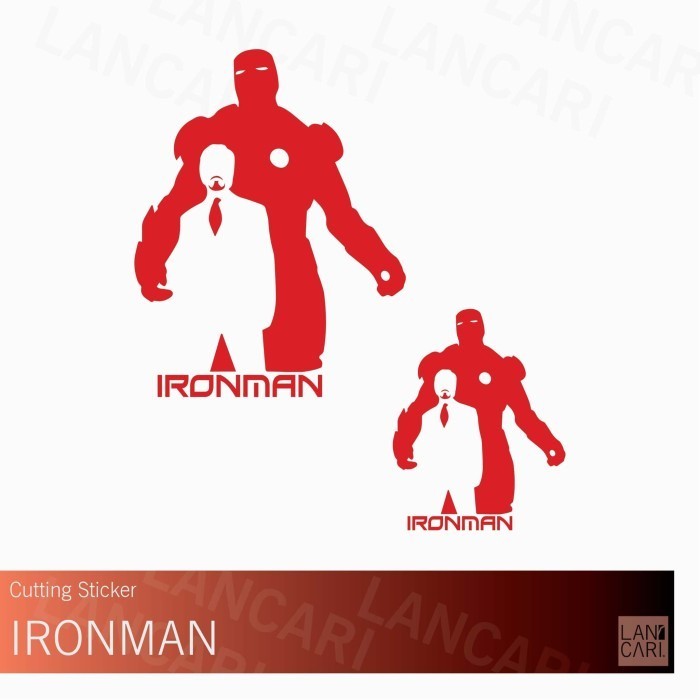

Sticker Cutting ironman iron man Vinyl Cut Stiker