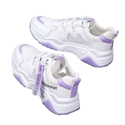 COD Sepatu Wanita Sneakers Korea Wanwo Sport Fashion