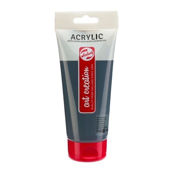 

Talens Art Creation Acrylic Colour 200ml - Black & Grey - 701 Ivory Black