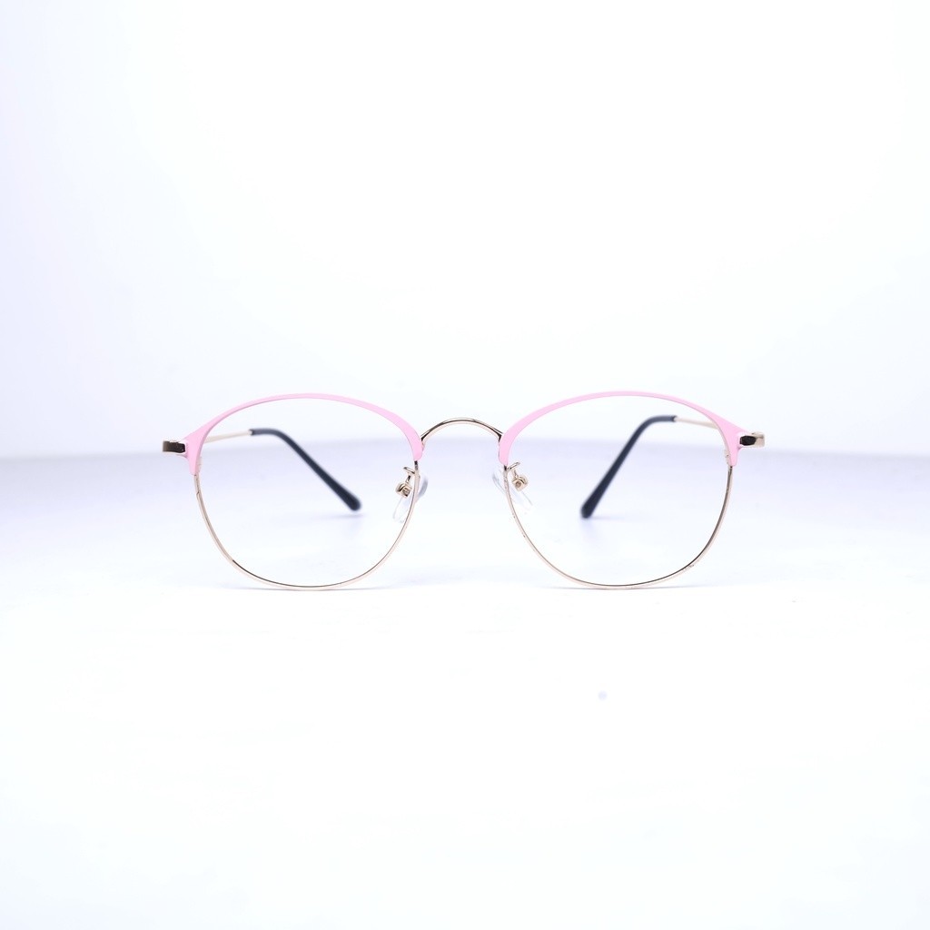 Uppernoose Bioz - Frame Kacamata Besi Bulat Tipis Ringan Nosepad