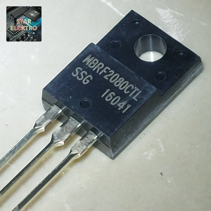 MBRF2080CTL To-220f MBRF 2080 CTL Dioda Schottky 20A 80V Sangdest
