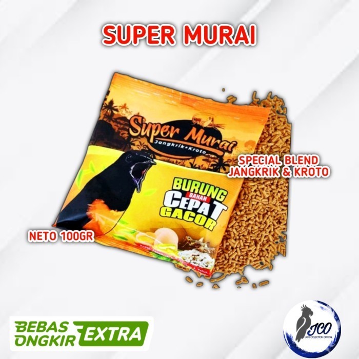 PAKAN BURUNG MURAI GACOR SUPER MURAI BURUNG CEPAT GACOR VOER SUPER