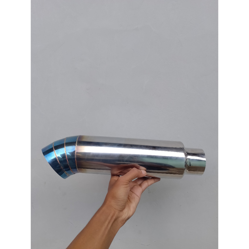 KNALPOT MOBIL TAILPIPE JS RACING UJUNG KNALPOT INNOVA/FORTUNER/PAJERO