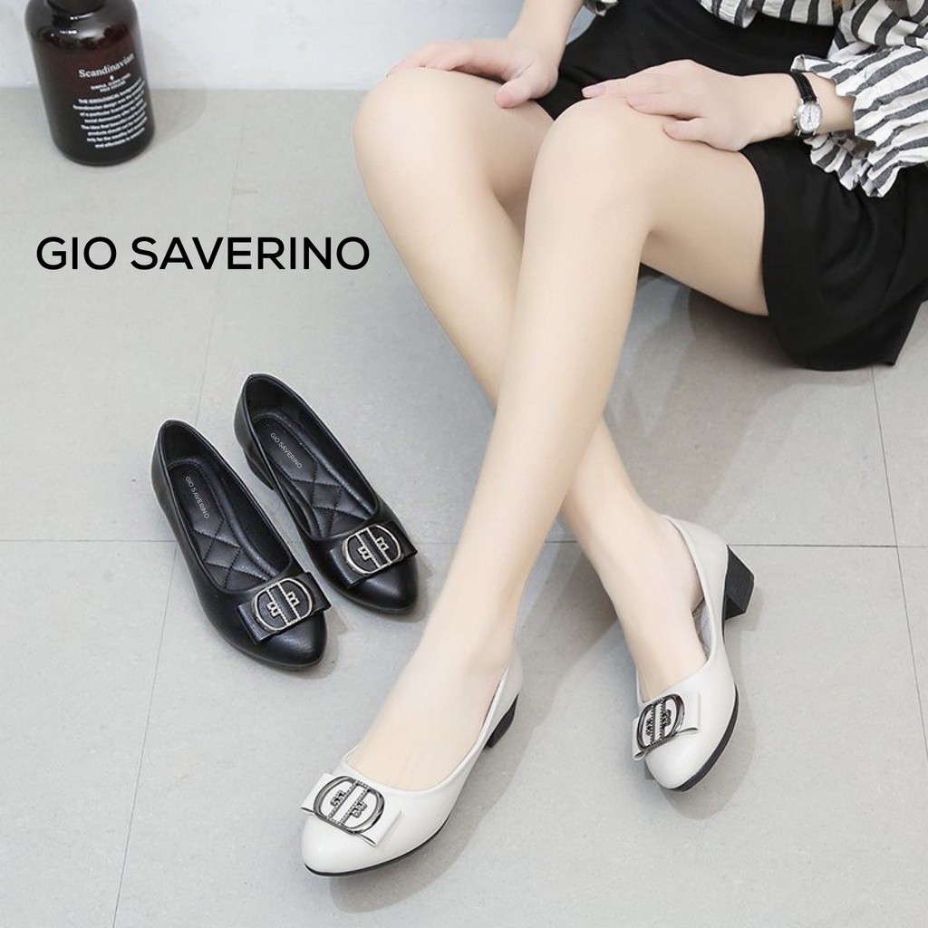 Gio Saverino JKT Sepatu Kerja Wanita Hak Gio Saverino Super Nyaman Ayumi