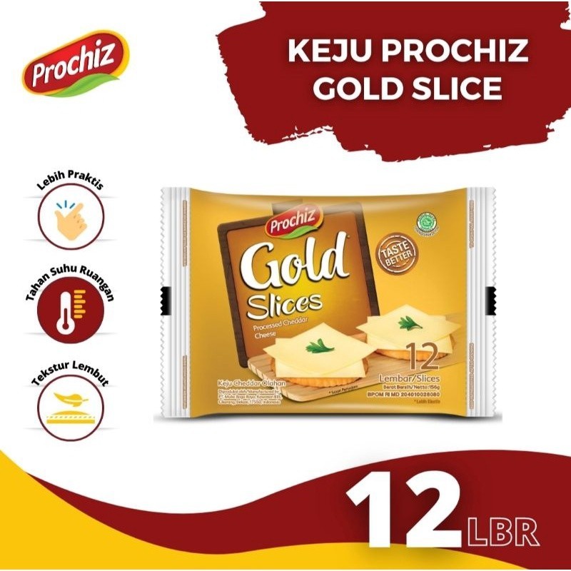 

PROCHIZ Gold Slice 12's x 85g