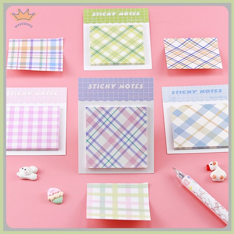 

Stiker Kotak-kotak， Gaya Sederhana Penghargaan， Siswa Kantor Memo Kecil Segar Portabel MK