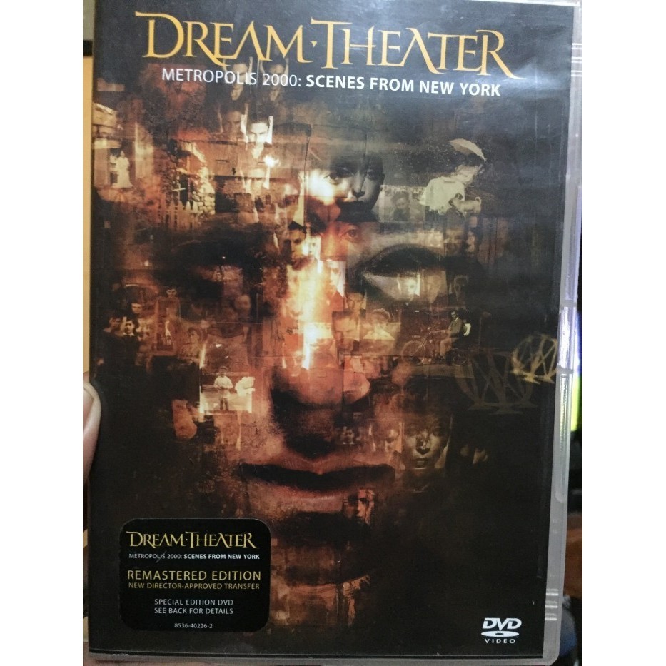 DVD ORIGINAL DREAM THEATER - METROPOLIS 2000 SCENES FROM NEW YORK