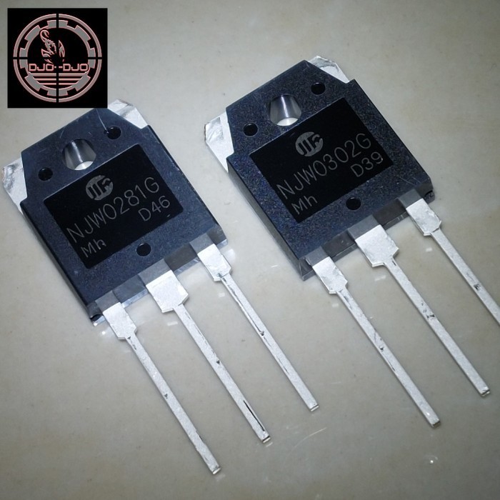 NJW0281G NJW0302G Jilin Sino Sepasang Transistor Final NJW0281 NJW0302