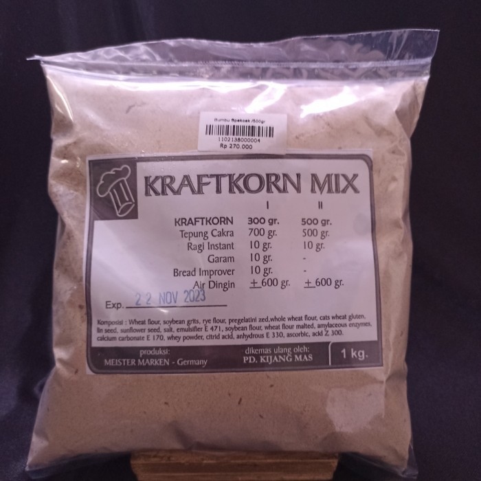 

Tepung kraftkorn mix @ 1 kg