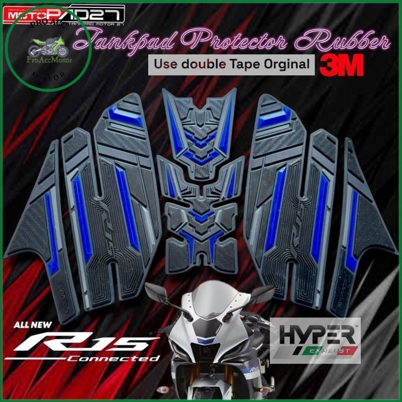 Motopad27 Tankpad R15M Tankpad R15V4 R15V4M connected Karet Rubber (COD)