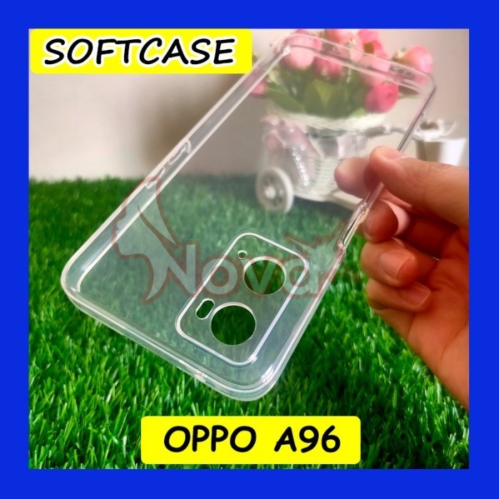 Case Oppo A96 - Clear Soft Case Transparan Casing Cover Jelly TPU