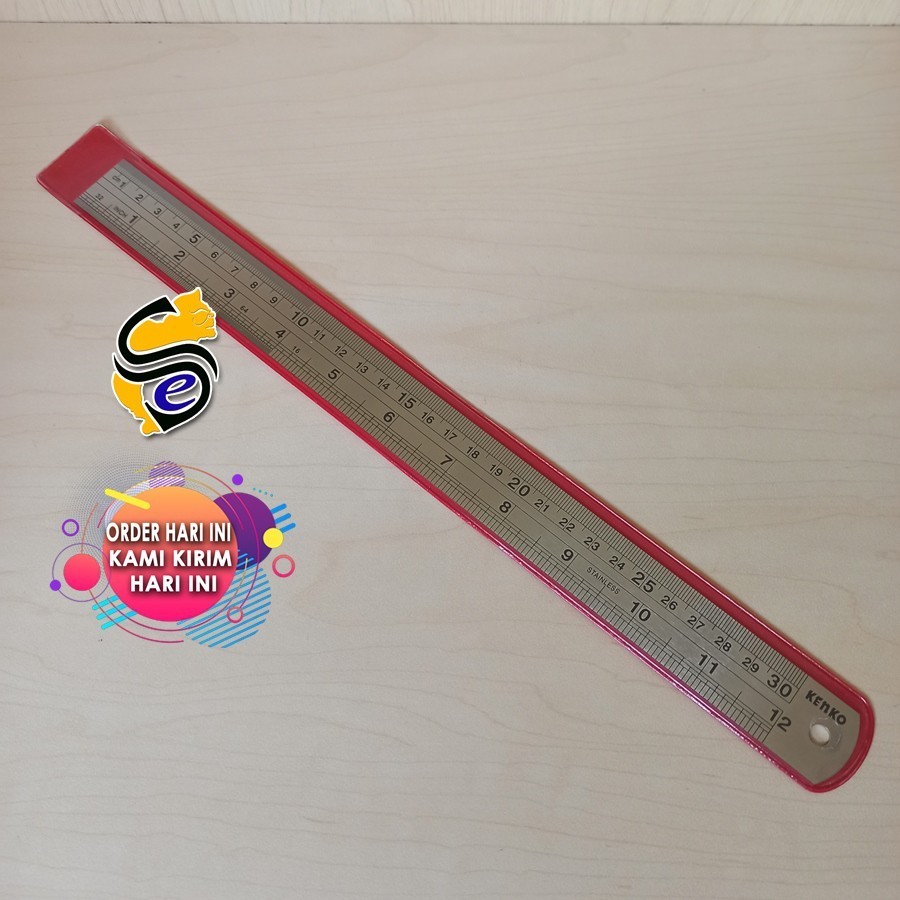 

Penggaris Besi Kenko 30 cm