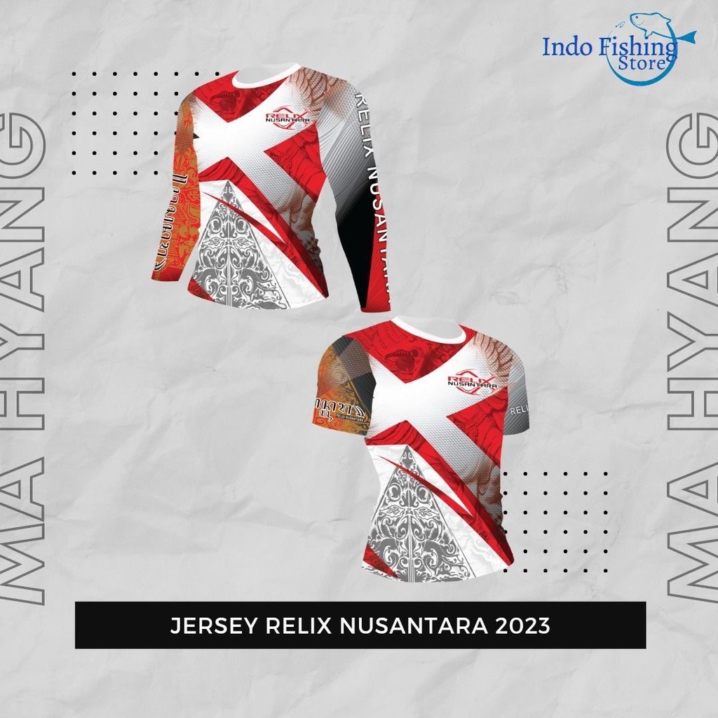 Jersey Relix Nusantara Ma Hyang Kaos Mancing Lengan Panjang Pendek S-2XL - PP