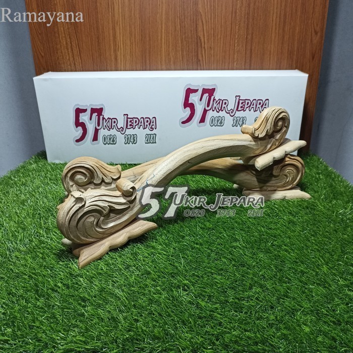 

Gagang pintu rumah full ukir asli jepara bahan kayu jati murah - Mentahan Murah