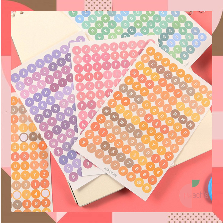 

PEACHs - 6158 Aesthetic Journal Decoration Stickers / Aesthetic Sticker Dekorasi Jurnal / Scrapbook Sticker Alat Tulis