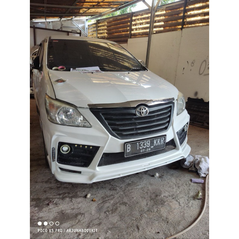 (Paket Upgrade) Bodykit innova Bemper Innova Lexus Style 2011-2015 Grade A Tanpa rubah Headlamp Orig