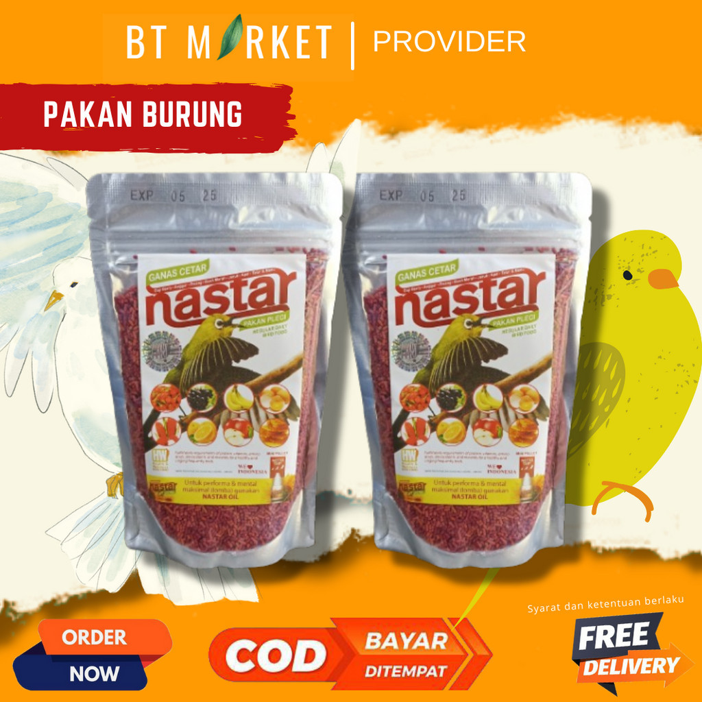 Voer HW NASTAR Ganas cetar voer pleci makanan pleci hw nastar hologram asli