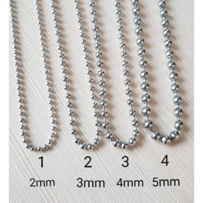 KALUNG TITANIUM BIJI LADA / KALUNG TITANIUM PRIA DAN WANITA ECER