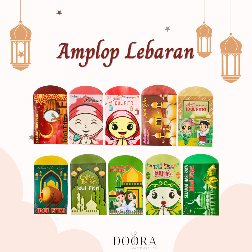 

Amplop Lebaran Edisi Islami motif 2024 (1pak = 10 lembar)
