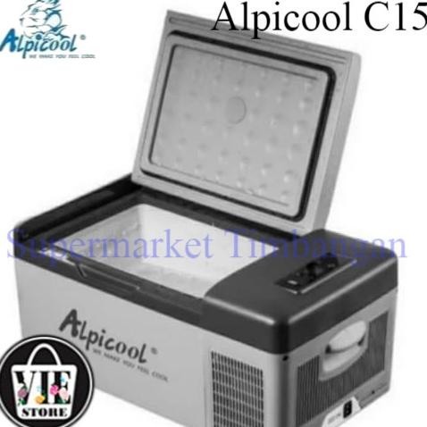 DISKON Alpicool C15 mini freezer / kulkas mini / freezer portable