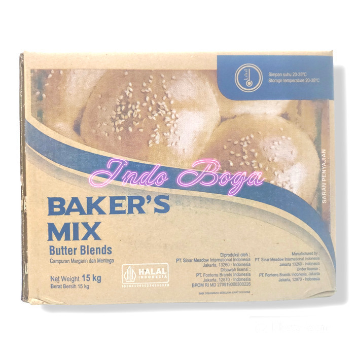 

Anchor baker's mix butter blend 15 kg / bakers mix butter blend karton