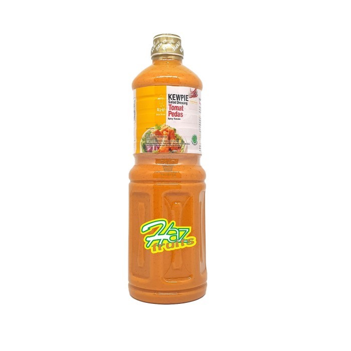 

Kewpie Salad Dressing Spicy Tomato | Kewpie Tomat Pedas 1 Liter