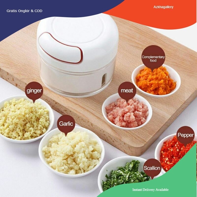 Mini Food Chopper / Blender Tangan Mini / Speedy Chopper Mini / Blender