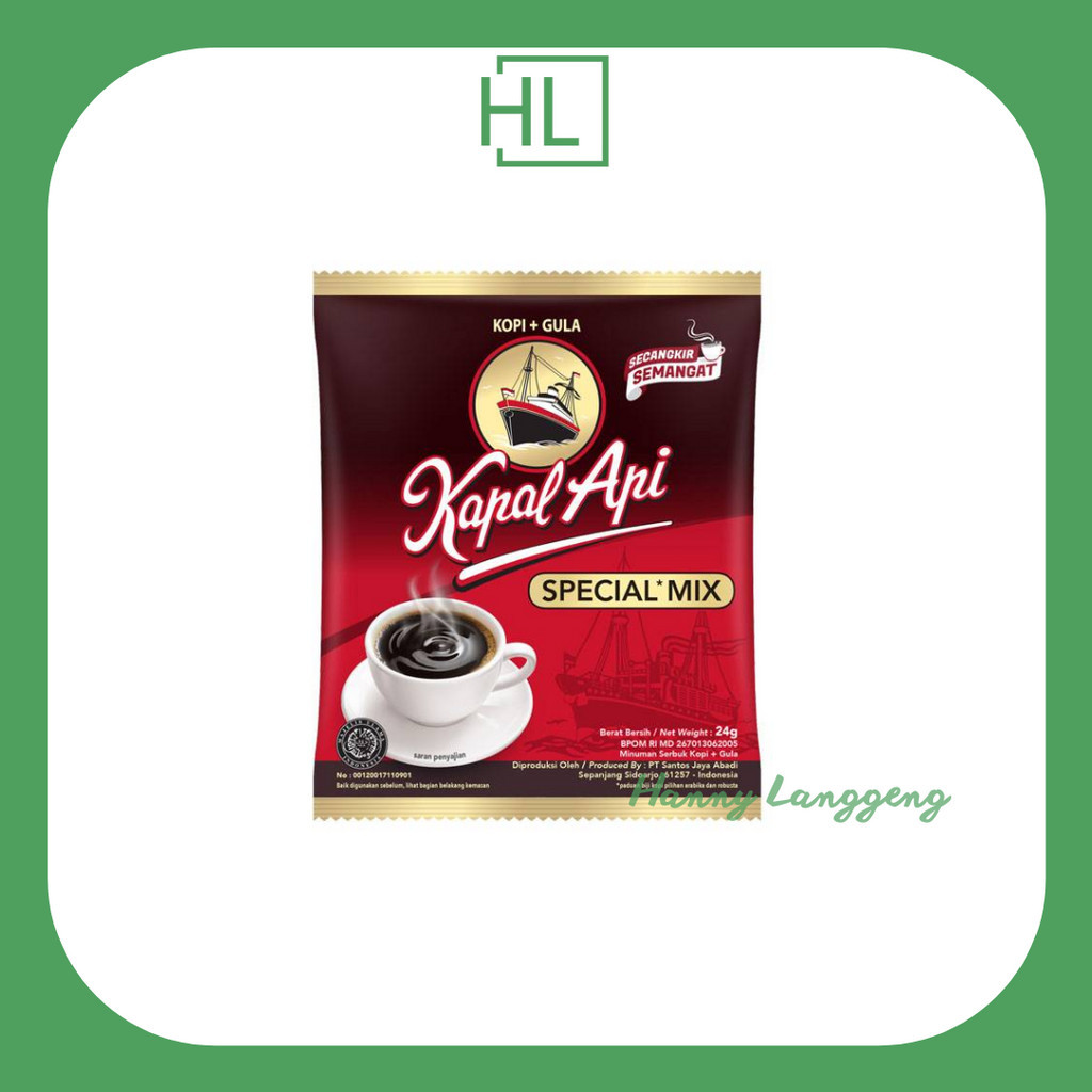 

[HL] Kapal Api Special Mix Kopi Instan Bubuk - 10 Sachet @24 Gram