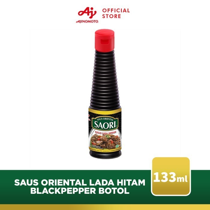 

SAORI® Saus Lada hitam Oriental Blackpepper Botol 133 ml