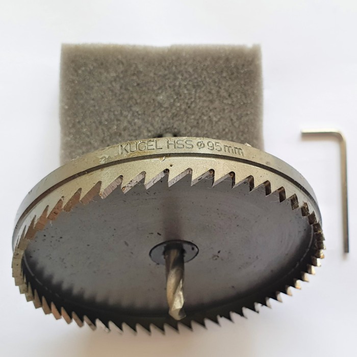 mata bor besi kugel KUGEL Hole saw HSS 95 mm - Mata Bor Besi 95 mm Original