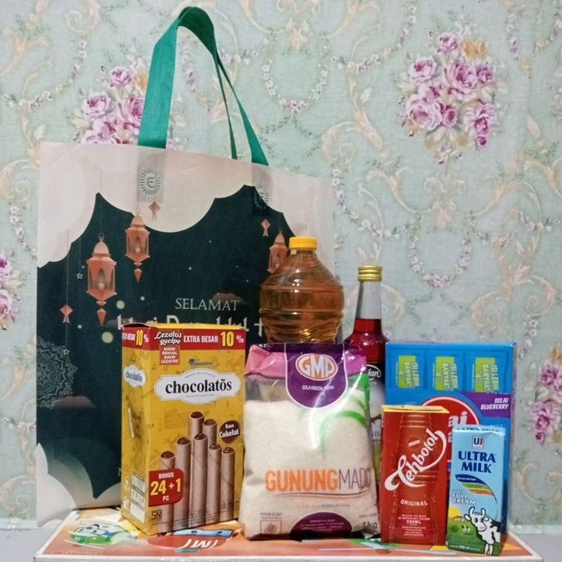 

Tas Tali Lebaran 38x45 isi 1 lusin (12pcs) Goodiebag Idul Fitri Hampers Lebaran 2024