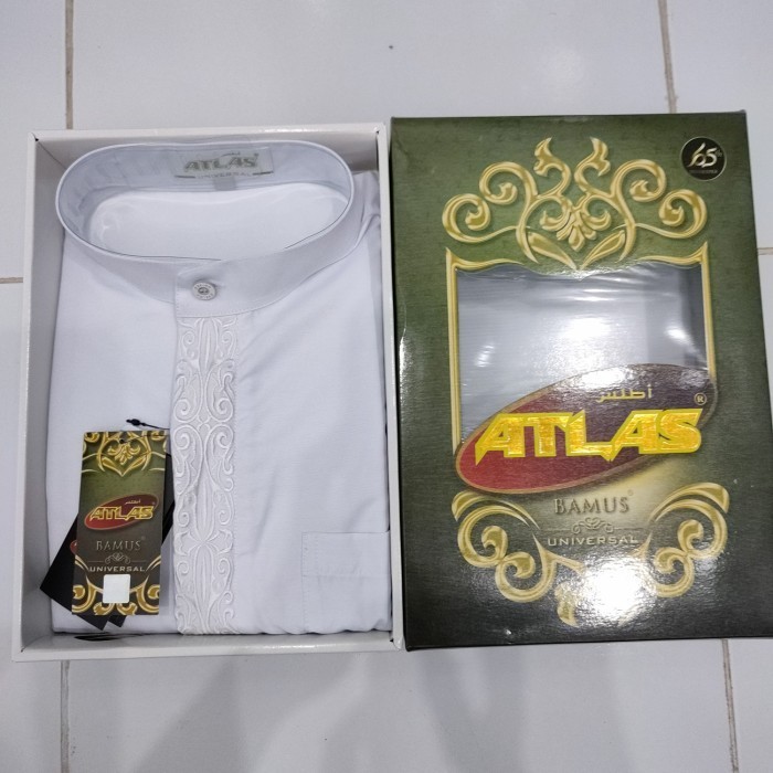 BAJU KOKO ATLAS LENGAN PANJANG GROSIR - BAJU MUSLIM ATLAS -BAMUS ATLAS