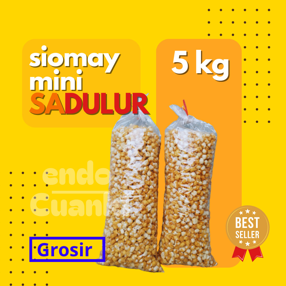 

5 KG SIOMAY MINI SADULUR kemasan perbal, cuanki mini gurilem, cuanki kerikil Baso aci