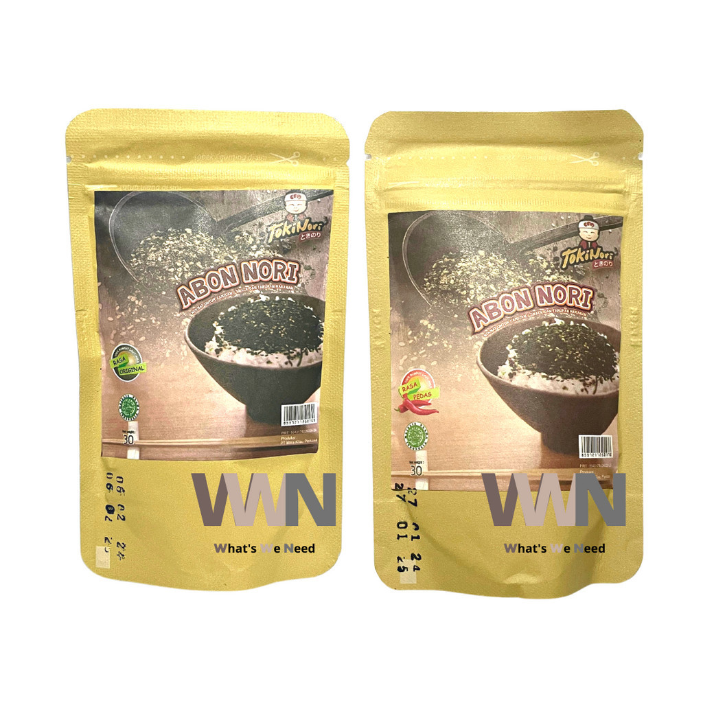 

Tokinori Abon Nori 30 gr - Rumput Laut Kering Tabur